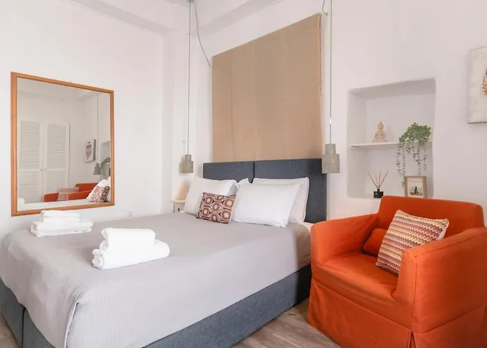 Brand New Deluxe With Balcony Center Naousa (Paros)