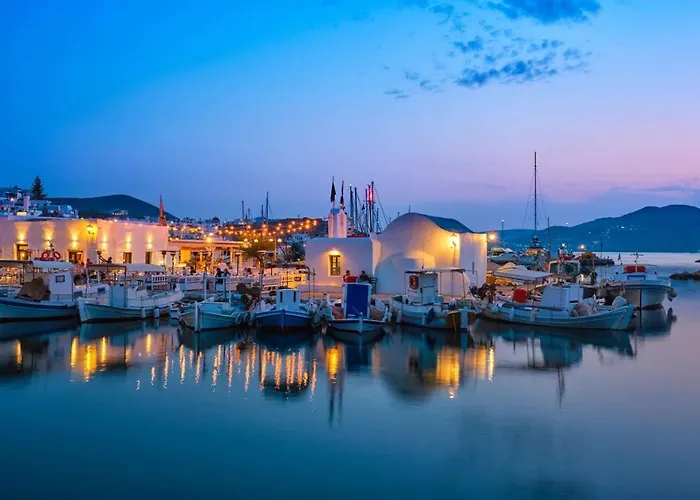 Brand New Deluxe With Balcony Center * Naousa (Paros)